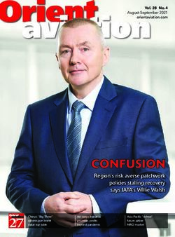 CONFUSION Region's risk averse patchwork policies stalling recovery says IATA's Willie Walsh - Orient Aviation