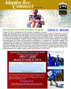 City Receives Grant for SCI Fitness Program