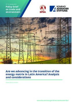 Are we advancing in the transition of the energy matrix in Latin America? Analysis and considerations - Policy brief on trade and environment