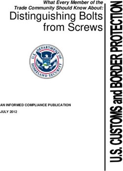 Distinguishing Bolts from Screws - What Every Member of the Trade Community Should Know About: CBP