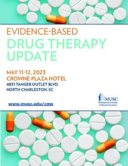 DRUG THERAPY UPDATE EVIDENCE-BASED - MAY 11-12, 2023 CROWNE PLAZA HOTEL - College of Medicine | MUSC