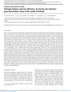 Nitrogen balance and use efficiency on twenty-one intensive grass-based dairy farms in the South of Ireland