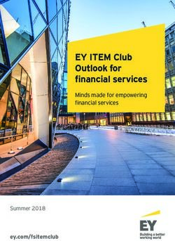 EY ITEM Club Outlook for financial services - Minds made for empowering financial services