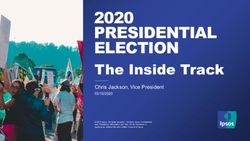 PRESIDENTIAL ELECTION 2020 - Ipsos