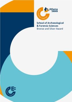 School of Archaeological & Forensic Sciences Bronze and Silver Award