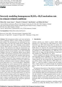 Inversely modeling homogeneous H2SO4 H2O nucleation rate in exhaust-related conditions - atmos-chem-phys.net