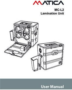 MC-L2 Lamination Unit - User Manual - Matica Technologies