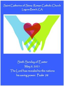 Sixth Sunday of Easter May 9, 2021 The Lord has revealed to the nations his saving power. Psalm 98 - Saint Catherine of Siena Roman Catholic Church