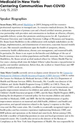 Medicaid in New York: Centering Communities Post-COVID