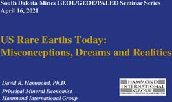 US Rare Earths Today: Misconceptions, Dreams and Realities - South Dakota Mines GEOL/GEOE/PALEO Seminar Series April 16, 2021