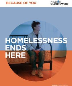 HOMELESSNESS ENDS HERE - BECAUSE OF YOU - Mission Old Brewery