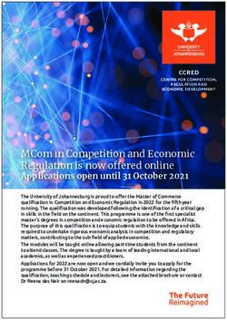 MCom in Competition and Economic Regulation is now offered online