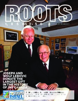 JEWISH NATIONAL FUND OF CANADA - JNF Canada