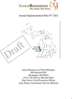Annual Implementation Plan FY'2021 - Senior Resources of West Michigan 560 Seminole Rd. Muskegon, MI 49444 (231) 739-5858 or 800-442-0054 Pam ...