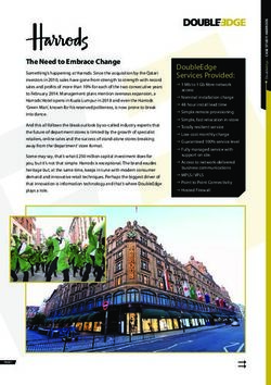 The Need to Embrace Change - DoubleEdge ...