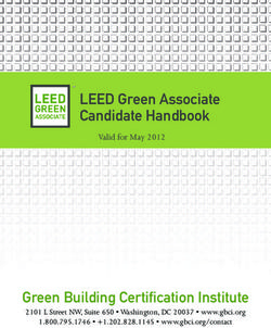 LEED Green Associate Candidate Handbook - Green Building Certification Institute - Valid for May 2012