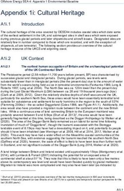 Appendix 1i: Cultural Heritage - A1i.1 - GOV.UK