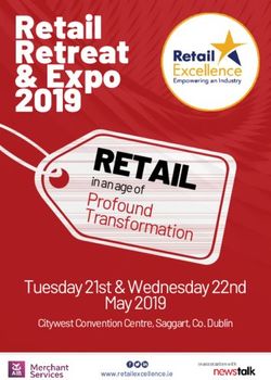 Retail Retreat & Expo 2019 - Tuesday 21st & Wednesday 22nd May 2019 - Retail Excellence Ireland
