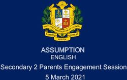 ASSUMPTION Secondary 2 Parents Engagement Session 5 March 2021 - ENGLISH