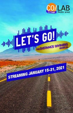 STREAMING JANUARY 15-31, 2021 - CO/LAB Theater Group