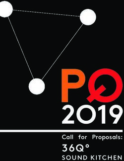 2O19 36Q SOUND KITCHEN - Prague Quadrennial