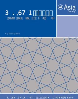 PAKISTAN 2020 A Vision for Building a Better Future - ASIA SOCIETY PAKISTAN 2020 STUDY GROUP REPORT