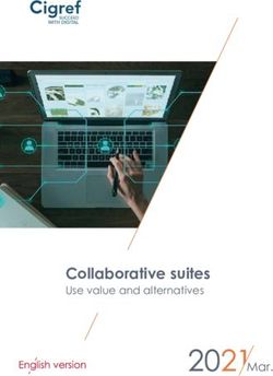 Collaborative suites Use value and alternatives - Mar - Cigref