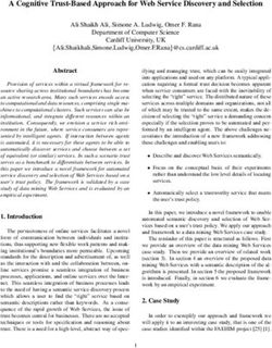 A Cognitive Trust-Based Approach for Web Service Discovery and Selection