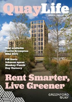 Rent Smarter, Live Greener - QuayLifeISSUE 3 / SPRING 2021 - Now available onsite: Brompton Bike Hire