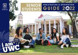 GUIDE 2022 SENIOR STUDENTS