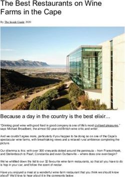 The Best Restaurants on Wine Farms in the Cape - Private ...