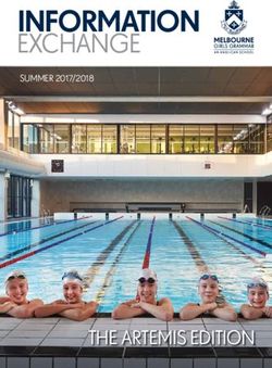 INFORMATION EXCHANGE - THE ARTEMIS EDITION - Melbourne Girls ...