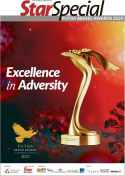 Excellence inAdversity - PUTRA BRAND AWARDS 2020 - The Star