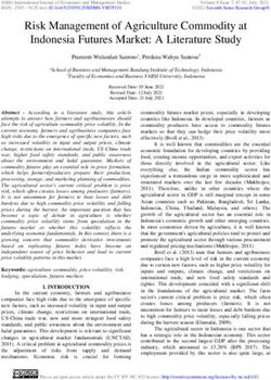 Risk Management of Agriculture Commodity at Indonesia Futures Market: A Literature Study - ssrg-journals