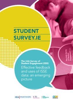 STUDENT SURVEY.IE - Effective feedback and uses of ISSE data: an emerging picture