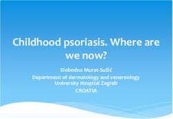 Childhood psoriasis. Where are we now? - CROATIA Slobodna Murat-Sušić Department of dermatology and venereology University Hospital Zagreb - espd.info