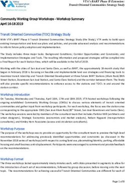 VTA's BART Phase II Extension: Transit Oriented Communities Strategy Study - AWS