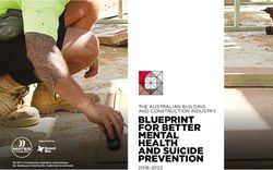 BLUEPRINT FOR BETTER MENTAL HEALTH AND SUICIDE PREVENTION - THE AUSTRALIAN BUILDING AND CONSTRUCTION INDUSTRY - Blueprint For Better Mental Health ...