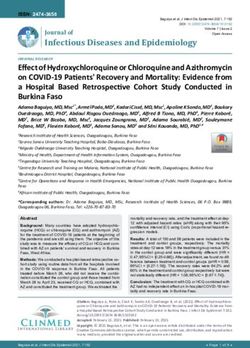 Effect of Hydroxychloroquine or Chloroquine and Azithromycin on COVID-19 Patients' Recovery and Mortality: Evidence from a Hospital Based ...