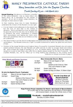 MANLY FRESHWATER CATHOLIC PARISH - Mary Immaculate and St John the Baptist Churches