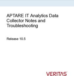 APTARE IT Analytics Data Collector Notes and Troubleshooting - Release 10.5 - Veritas