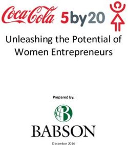 Unleashing the Potential of Women Entrepreneurs - Prepared by: December 2016 - The Coca ...