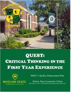 QUEST: CRITICAL THINKING IN THE FIRST YEAR EXPERIENCE - MSCC's Quality Enhancement Plan - Motlow ...