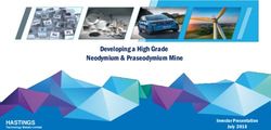 Developing a High Grade Neodymium & Praseodymium Mine - Investor Presentation