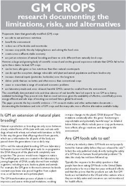 GM CROPS research documenting the limitations, risks, and alternatives