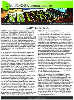 READY, RE-SET, GO - California Compost Coalition