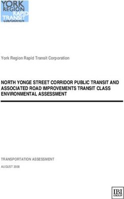NORTH YONGE STREET CORRIDOR PUBLIC TRANSIT AND ASSOCIATED ROAD IMPROVEMENTS TRANSIT CLASS ENVIRONMENTAL ASSESSMENT - York Region Rapid Transit ...