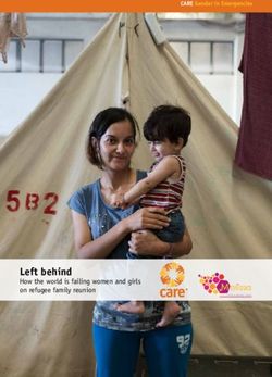 Left behind How the world is failing women and girls on refugee family reunion - CARE Gender in Emergencies
