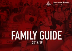 FAMILY GUIDE 2018/19 - Doncaster Rovers