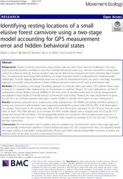 Identifying resting locations of a small elusive forest carnivore using a two-stage model accounting for GPS measurement error and hidden ...